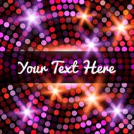 Abstract Circular Colorful Party Background