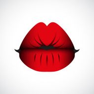 Sexy red lips N4