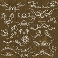 floral decorative borders ornamental rules dividers