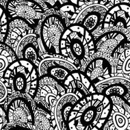 abstract hand drawn seamless background pattern N6