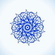 abstract blue circle pattern for design N2