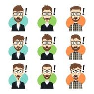 cartoon character guy surprise N6