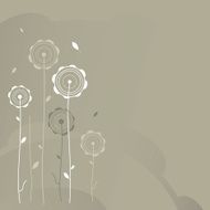 Flowers compo 01 (Vector)