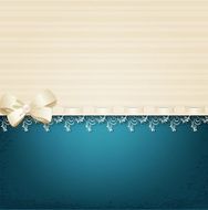 template for wedding background with lace satin ribbon and lacing N2