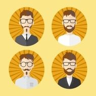 gentleman cartoon avatar N48