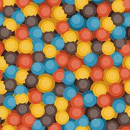 Seamless abstract retro pattern Stylish geometric background N11
