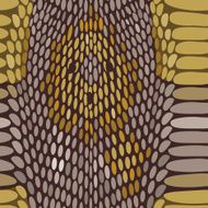 Snake python skin texture Seamless pattern Vector