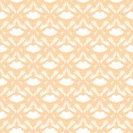 Retro Seamless Pattern with Decorative Hearts N6