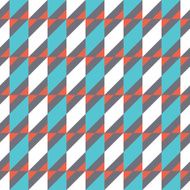 Ethnic geometric pattern with mosaic effect