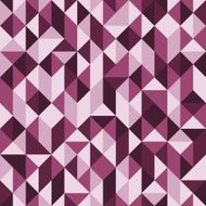 Abstract seamless pattern with squares and triangles