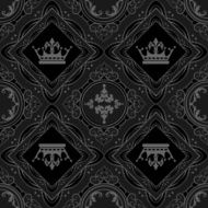black wallpaper in old style N88