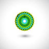abstract color floral pattern for design N3
