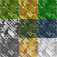 Camouflage seamless patterns