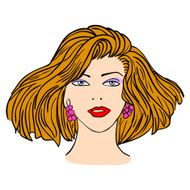 woman&#039;s face N23