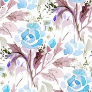 Watercolor Flowers N41
