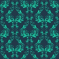 Abstract vintage seamless damask pattern N45