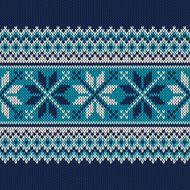 Vintage Sweater Design Seamless Pattern