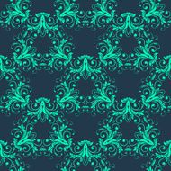 Abstract vintage seamless damask pattern N47