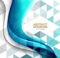 Abstract curved lines background Template brochure design N37
