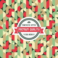 Geometric Vintage Background 06