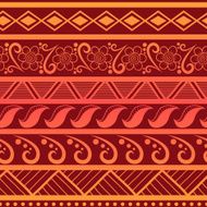 Tribal aztec seamless pattern N60