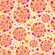 Seamless pattern with hearts N62