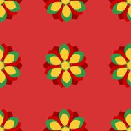Geometric seamless pattern N125