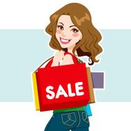 Sale Shopper Woman