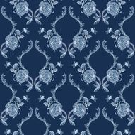 Elegance Seamless pattern with flowers ornament N20