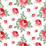 Rose seamless background N5