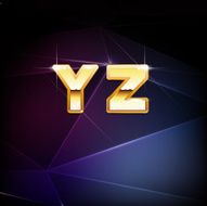 Vector Golden Shiny Alphabet form Y to Z