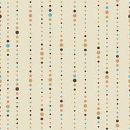 Seamless pattern with beads