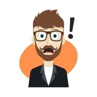 cartoon character guy surprise N7
