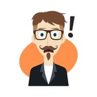 cartoon character guy surprise N9