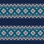 Knitted Sweater Design Seamless Pattern N15