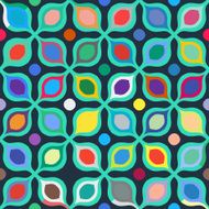Abstract geometric seamless pattern N38