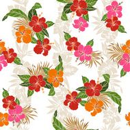 pattern Hibiscus N24