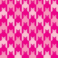 Cats Tooth Pattern in Pink