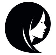 beauty salon vector logo design template Spa or haircut icon