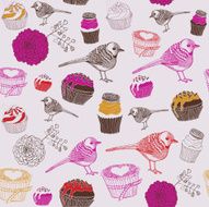 Birds and cakes poster