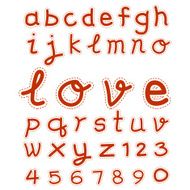 Hand drawing type font illustration eps 10 N2