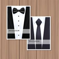 Greeting card with suit