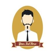 gentleman cartoon avatar N50