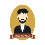 gentleman cartoon avatar N51