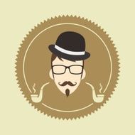 gentleman cartoon avatar N52
