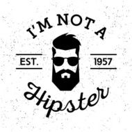 hipster vintage label N2