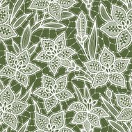 Lilly Lace seamless pattern