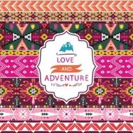 Seamless pattern in native american style N3
