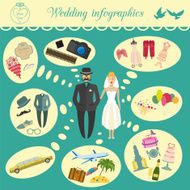 Set of vintage wedding fashion style N5