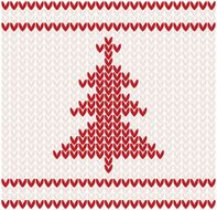 Christmas Knitted background
